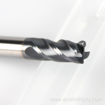 Solid Carbide Corner Radius End Mills 8mm Coated